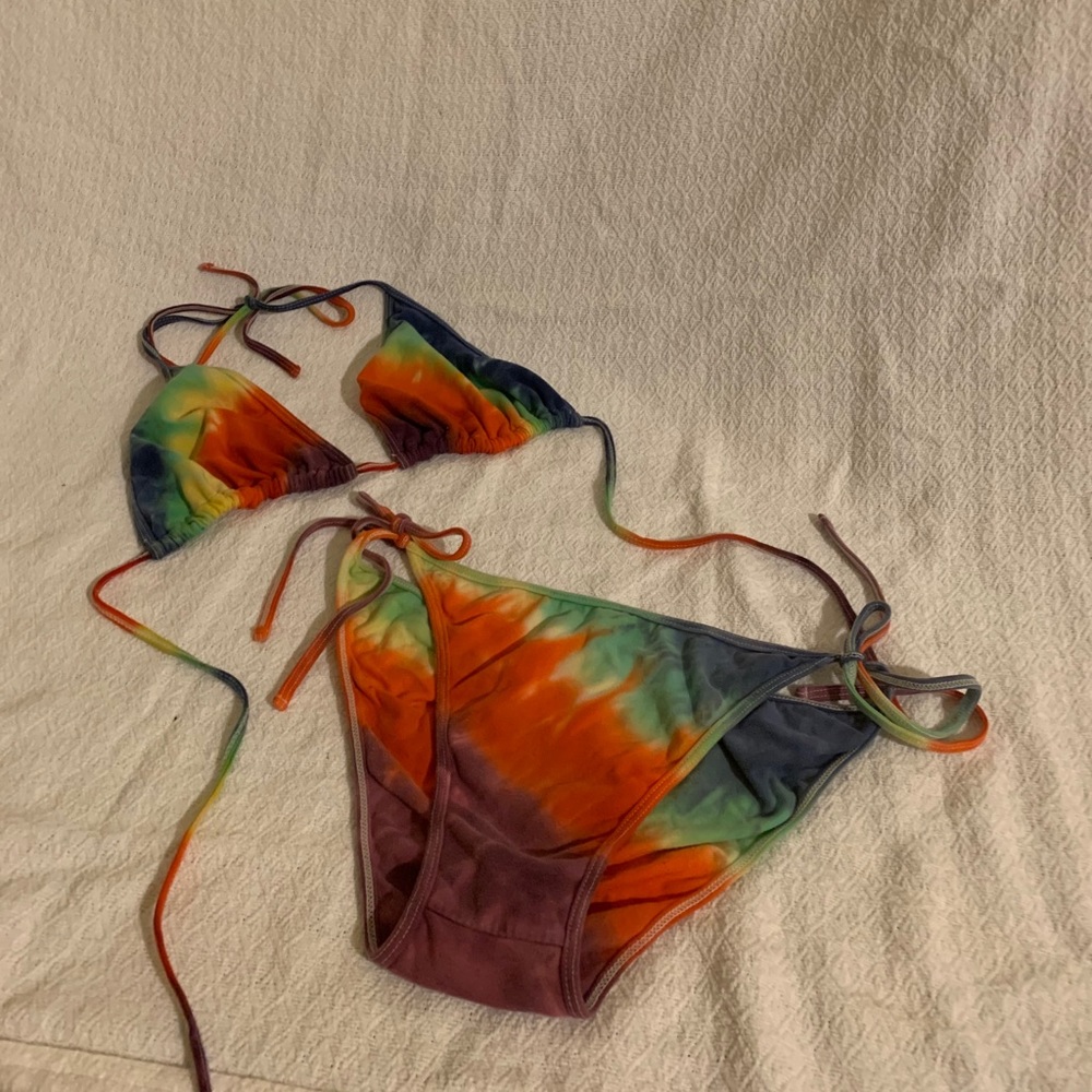 Tie dye bikini